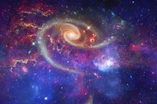 Universum Scen Med Stjärnor Och Galaxer Rymden Som Visar Skönheten — Stockfoto