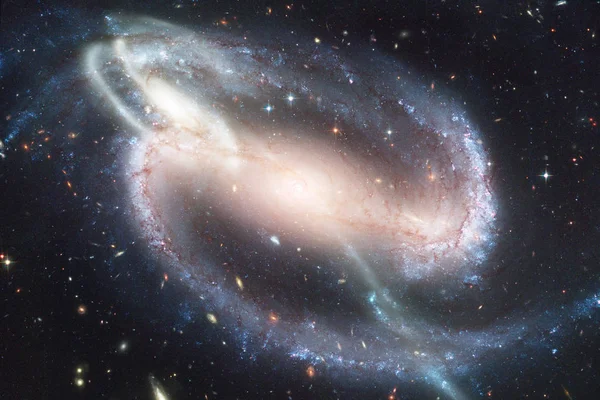 Világűrben Art Nebulas Galaxisok Fényes Csillag Szép Kompozíció Kép Nasa — Stock Fotó