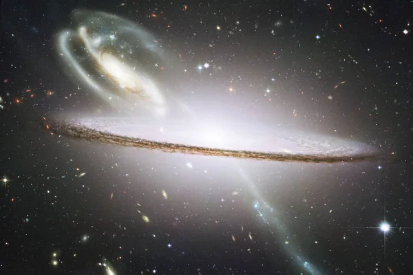 Galaxias Estrellas Nebulosas Una Impresionante Imagen Espacial Fondo Pantalla Ciencia — Foto de Stock