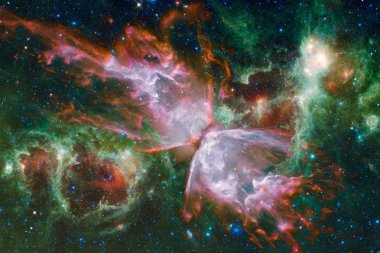 Güzellik derin uzay. Bilim kurgu fantezi yüksek çözünürlüklü duvar kağıdı için ideal. Nasa tarafından döşenmiş bu görüntü unsurları