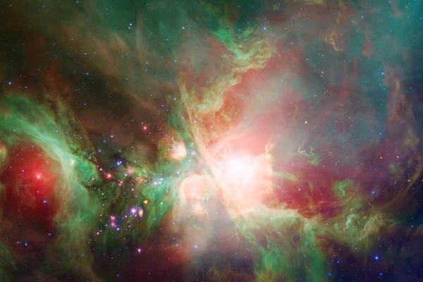 Universum Fylld Stjärnor Nebulosa Och Galaxy Kosmisk Konst Science Fiction — Stockfoto