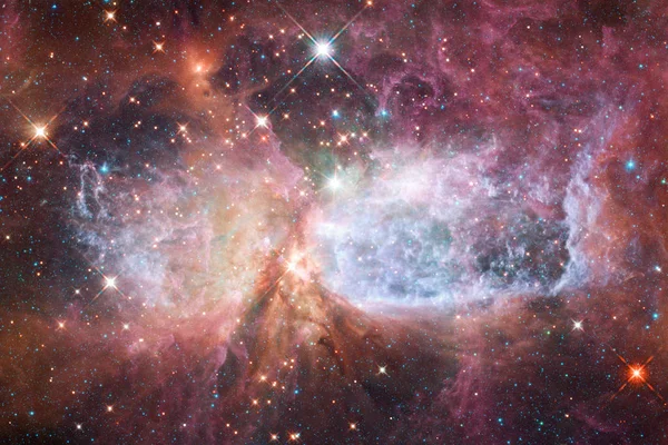 Překrásná Galaxie Shluk Hvězd Noci Prostor Prvky Tohoto Obrázku Jsou — Stock fotografie