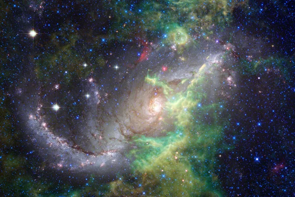 はてしのない風景 無限の宇宙空間での素晴らしい空想科学小説壁紙 Nasa から提供されたこのイメージの要素 — ストック写真