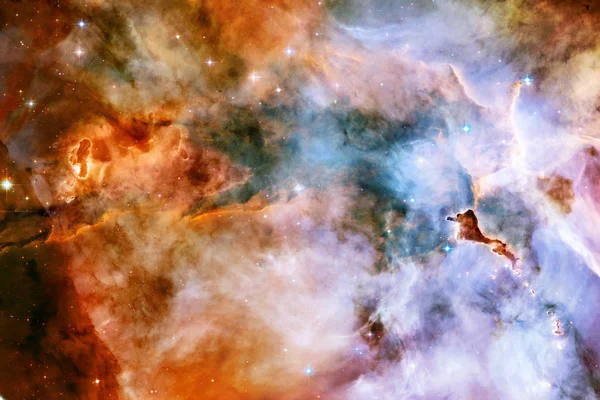 Nekonečná Krásné Cosmos Pozadí Mlhoviny Hvězdy Prvky Tohoto Obrázku Jsou — Stock fotografie