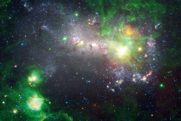 星や宇宙の美しさを示して深宇宙銀河と宇宙のシーン Nasa から提供されたこのイメージの要素 — ストック写真