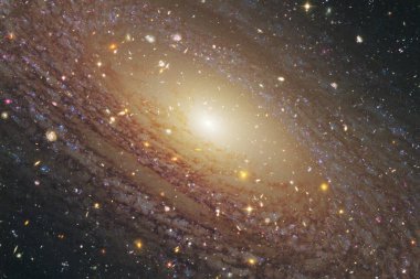 Nebulanın, galaksiler ve yıldızlar güzel kompozisyon. Derin uzay sanat. Nasa tarafından döşenmiş bu görüntü unsurları.