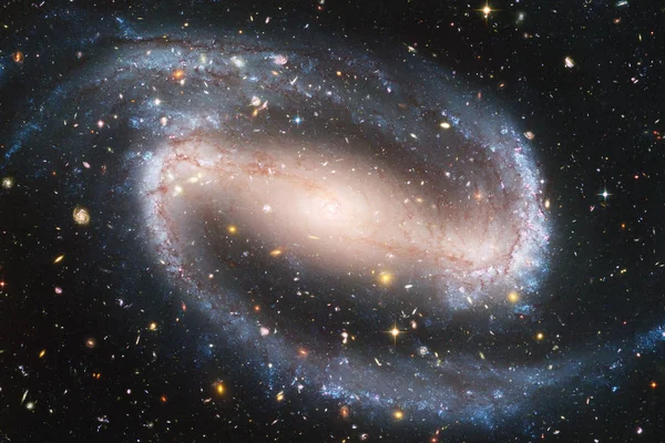 Hermosa Galaxia Algún Lugar Del Espacio Exterior Elementos Esta Imagen — Foto de Stock