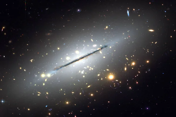 Gyönyörű Köd Világűrben Rejtélyes Univerzum Ragyogó Fényes Csillagok Kép Nasa — Stock Fotó