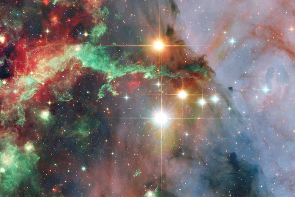 Vesmír Scéna Jasných Hvězd Galaxií Vesmíru Ukazuje Krásu Vesmíru Prvky — Stock fotografie