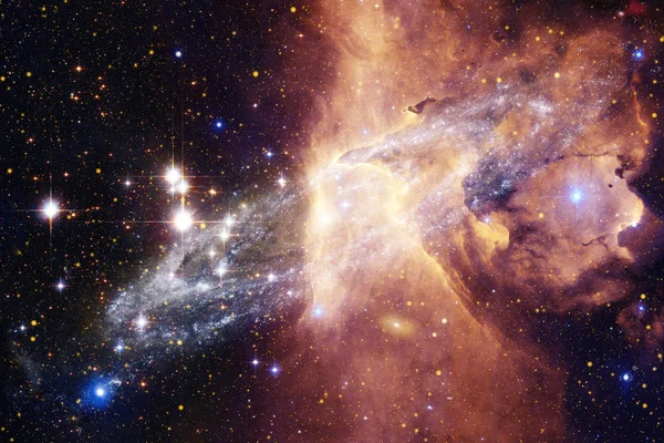 Nebulosas Una Nube Interestelar Polvo Estelar Elementos Esta Imagen Proporcionados —  Fotos de Stock