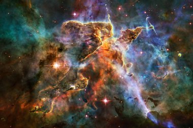 Bulutsular yıldızlararası bir yıldız toz bulutu. Nasa tarafından döşenmiş bu görüntü unsurları