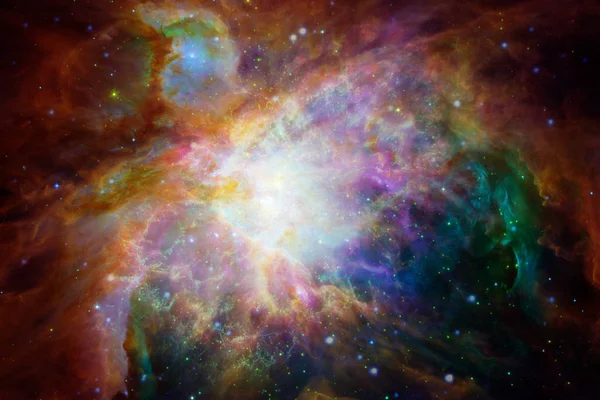 Nebulae Interstellar Cloud Star Dust Elements Image Furnished Nasa — Stock Photo, Image