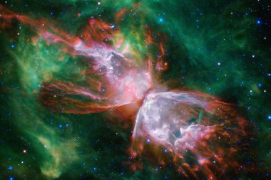 Güzel sonsuz evrende Bulutsusu. Duvar kağıdı için harika ve yazdırma. Nasa tarafından döşenmiş bu görüntü unsurları