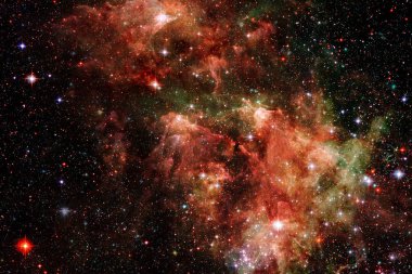 Yıldızlar, galaksiler ve nebulanın harika kozmik görüntü.