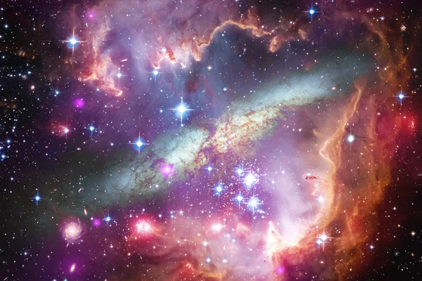 星雲や星と無限の美しいコスモス背景 Nasa から提供されたこのイメージの要素 — ストック写真