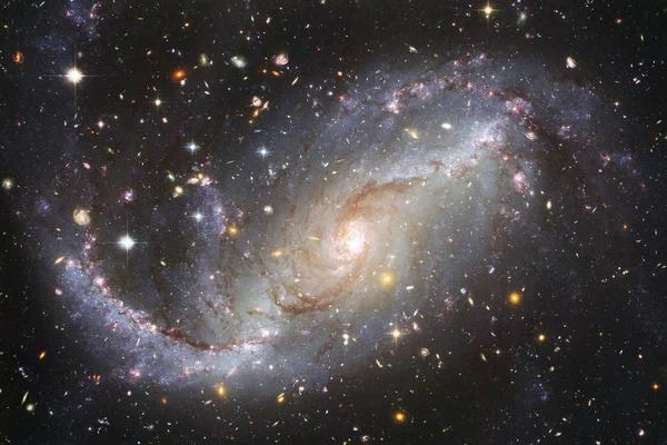 Потрясающая Красочная Туманность Бесконечной Вселенной Элементы Этого Изображения Предоставлены Наса — стоковое фото