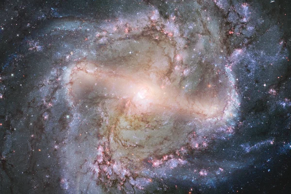 Impresionante galaxia en el espacio exterior. Campos estelares del cosmos infinito . — Foto de Stock