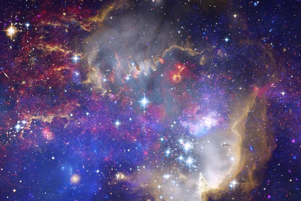 아름 다운 성운, starfield, 우주 공간에서 스타의 클러스터. — 스톡 사진