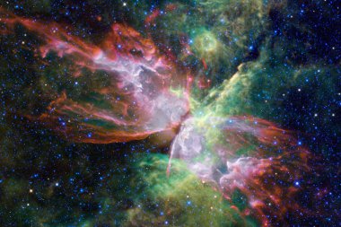Güzel uzay arka plan. Cosmoc sanat. Nasa tarafından döşenmiş bu görüntü unsurları.
