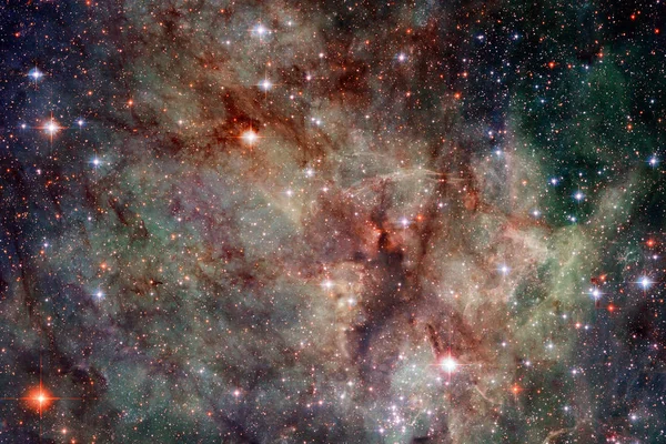 Universum Fylld Stjärnor Nebulosa Och Galaxy Kosmisk Konst Science Fiction — Stockfoto