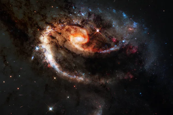 Mlhoviny Galaxie Hvězdy Krásném Složení Deep Space Umění Prvky Tohoto — Stock fotografie