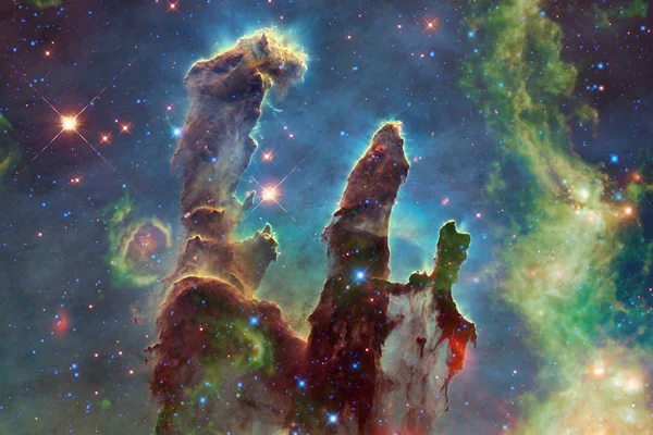 Αστέρια Γαλαξίες Και Νεφελώματα Καταπληκτική Κοσμική Εικόνα Στοιχεία Αυτής Της — Φωτογραφία Αρχείου