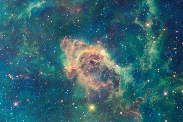 Mlhoviny Mnoho Hvězd Vesmíru Prvky Tohoto Obrázku Jsou Podle Nasa — Stock fotografie