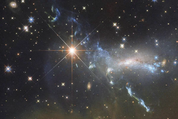 Галактики Космічному Просторі Краса Всесвіту Елементи Цього Зображенні Мебльовані Наса — стокове фото