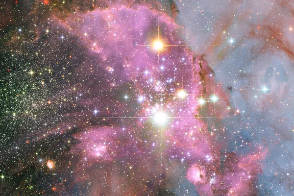 Paisaje Cúmulos Estelares Hermosa Imagen Del Espacio Arte Del Cosmos —  Fotos de Stock