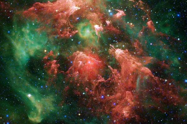 Yttre Rymden Konst Nebulosor Galaxer Och Ljusa Stjärnor Vacker Komposition — Stockfoto