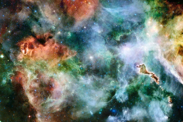 Scena Dell Universo Con Stelle Luminose Galassie Nello Spazio Profondo — Foto Stock
