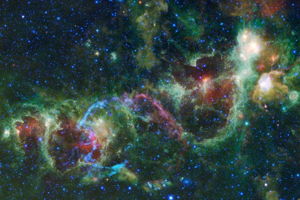 Вселенная Яркими Звездами Галактиками Глубоком Космосе Показывает Красоту Освоения Космоса — стоковое фото