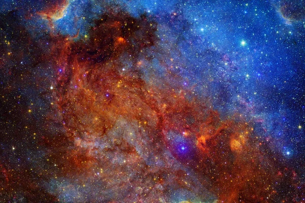 Belle Nébuleuse Étoiles Brillantes Dans Espace Extérieur Univers Mystérieux Lumineux — Photo