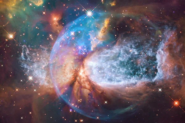 Hermoso Del Universo Fondo Pantalla Ciencia Ficción Elementos Esta Imagen — Foto de Stock