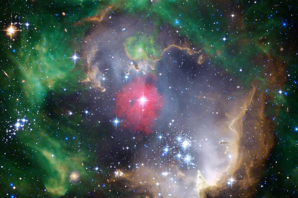 Nebel Und Sterne Weltall Leuchtendes Mysteriöses Universum Elemente Dieses Bildes — Stockfoto