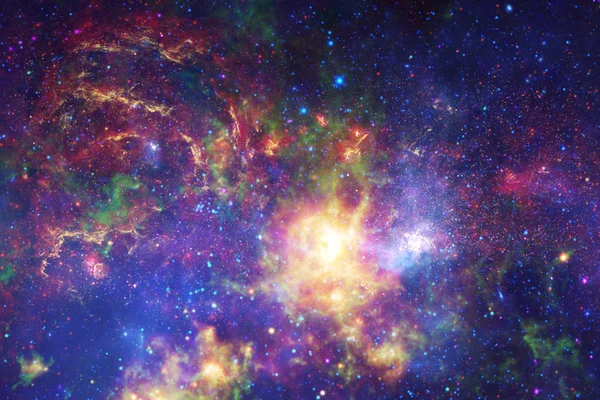 Awesome Nebula Billions Galaxies Universe Elements Image Furnished Nasa — Stock Photo, Image