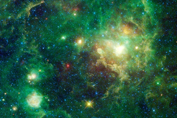 Unglaublich Schöne Galaxie Viele Lichtjahre Von Der Erde Entfernt Elemente — Stockfoto