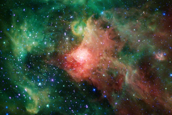 Nebulosor Och Stjärnor Yttre Rymden Glödande Mystiska Universum Delar Denna — Stockfoto