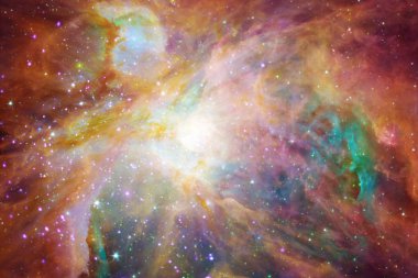 Güzel galaksi uzayda bir yerde. Nasa tarafından döşenmiş bu görüntü unsurları.