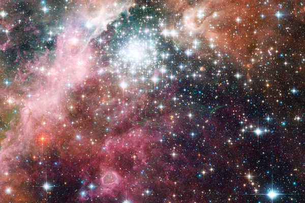 Σύμπαν Γεμάτο Αστέρια Νεφέλωμα Και Galaxy Κοσμική Τέχνη Ταπετσαρία Επιστημονικής — Φωτογραφία Αρχείου