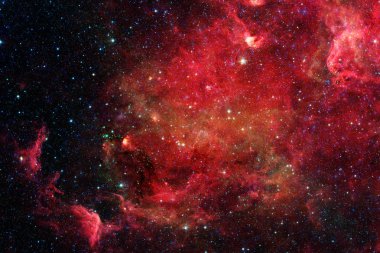 Uzayda harika gökada. Ü sonsuz evrenin. Nasa tarafından döşenmiş bu görüntü unsurları