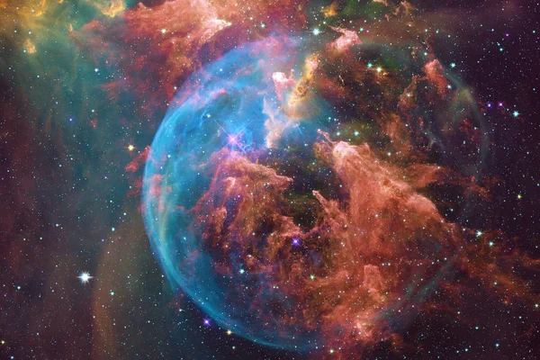 Εξωτερικός Χώρος Τέχνης Nebulas Γαλαξίες Και Φωτεινά Αστέρια Στην Όμορφη — Φωτογραφία Αρχείου