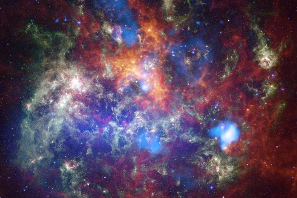 Nebulosas Estrelas Espaço Exterior Brilhando Universo Misterioso Elementos Desta Imagem — Fotografia de Stock