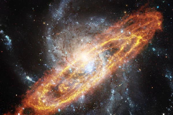 Galaksiler, yıldızlar ve nebulanın awesome uzay görüntü. Renkli bilim kurgu duvar kağıdı. Nasa tarafından döşenmiş bu görüntü unsurları.