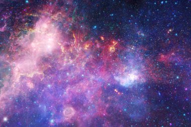 Derin uzay. Yüksek çözünürlüklü bilim kurgu fantezisi duvar kağıdı için idealdir. Bu görüntünün elementleri NASA tarafından desteklenmektedir