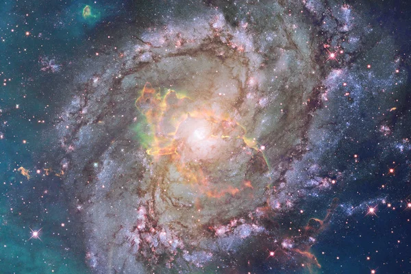Fondo Pantalla Espacial Ciencia Ficción Galaxias Nebulosas Impresionante Imagen Cósmica — Foto de Stock