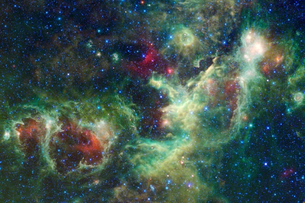 Светящаяся Галактика Потрясающие Обои Научной Фантастики Элементы Этого Изображения Предоставлены — стоковое фото