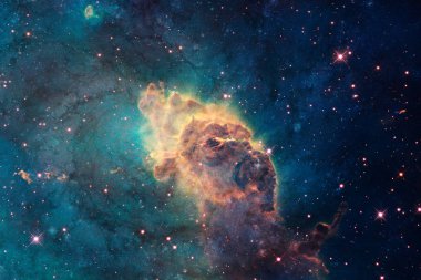 Uzaydan güzelliği. Bilim kurgu duvar kağıdı. Nasa tarafından döşenmiş bu görüntü unsurları