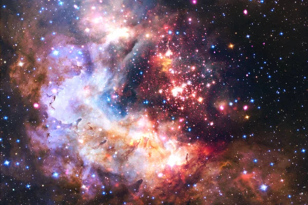 Yıldız Tozu Bir Yıldızlararası Bulut Bulutsu Uzay Görüntüsü Nasa Tarafından — Stok fotoğraf