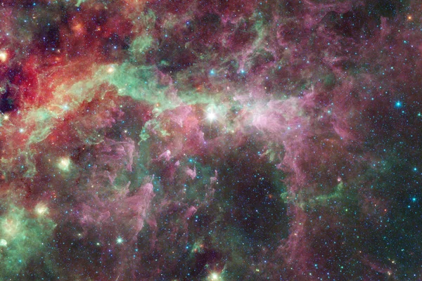 Kozmikus Táj Fantasztikus Sci Háttérkép Végtelen Világűr Kép Nasa Berendezett — Stock Fotó